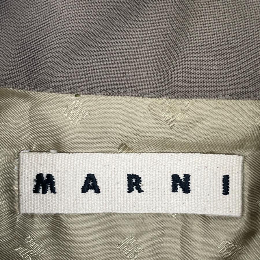 MARNI（マルニ） 22SS CUMU0213QU グリーン×ベージュ ウール バイ