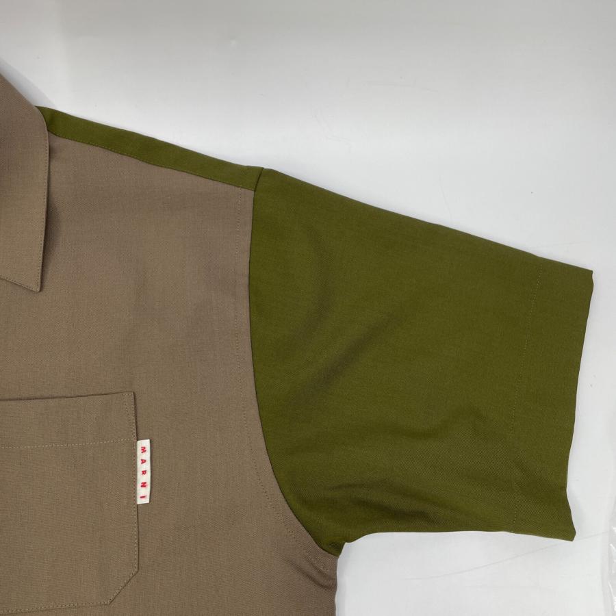 MARNI（マルニ） 22SS CUMU0213QU グリーン×ベージュ ウール バイ
