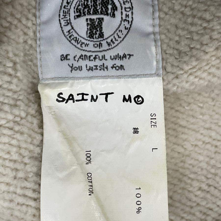 SAINT MICHAEL SM-S21-0000-026 21SS グレー ダメージ加工 ステンシル
