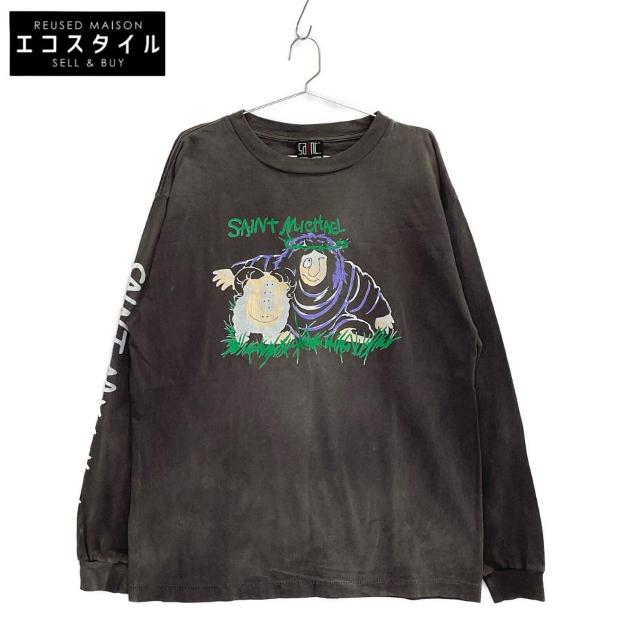 SAINT MICHAEL セントマイケル SM-A21-0000-016 21AW グレー ダメージ 