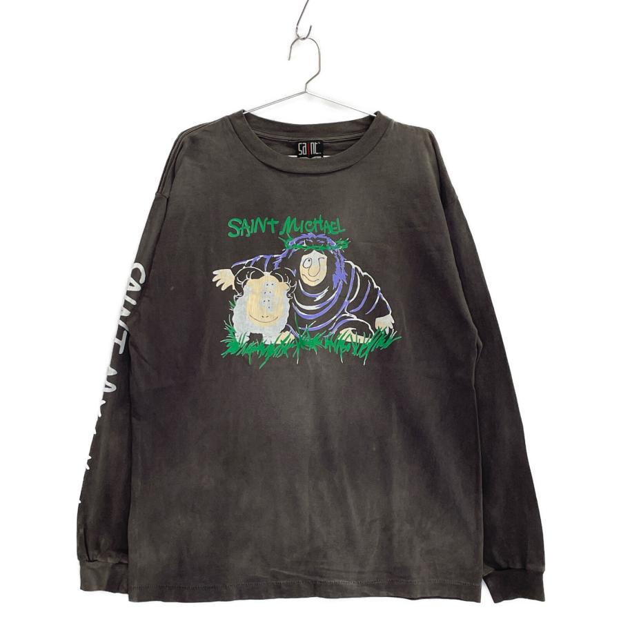 SAINT MICHAEL セントマイケル SM-A21-0000-016 21AW グレー ダメージ