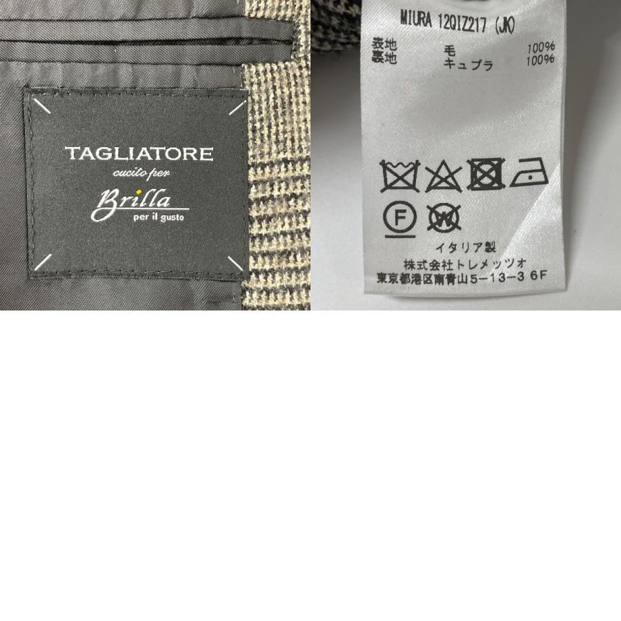 TAGLIATORE タリアトーレ 【BRILLA】グレー ハウンドトゥース MIURA 2B