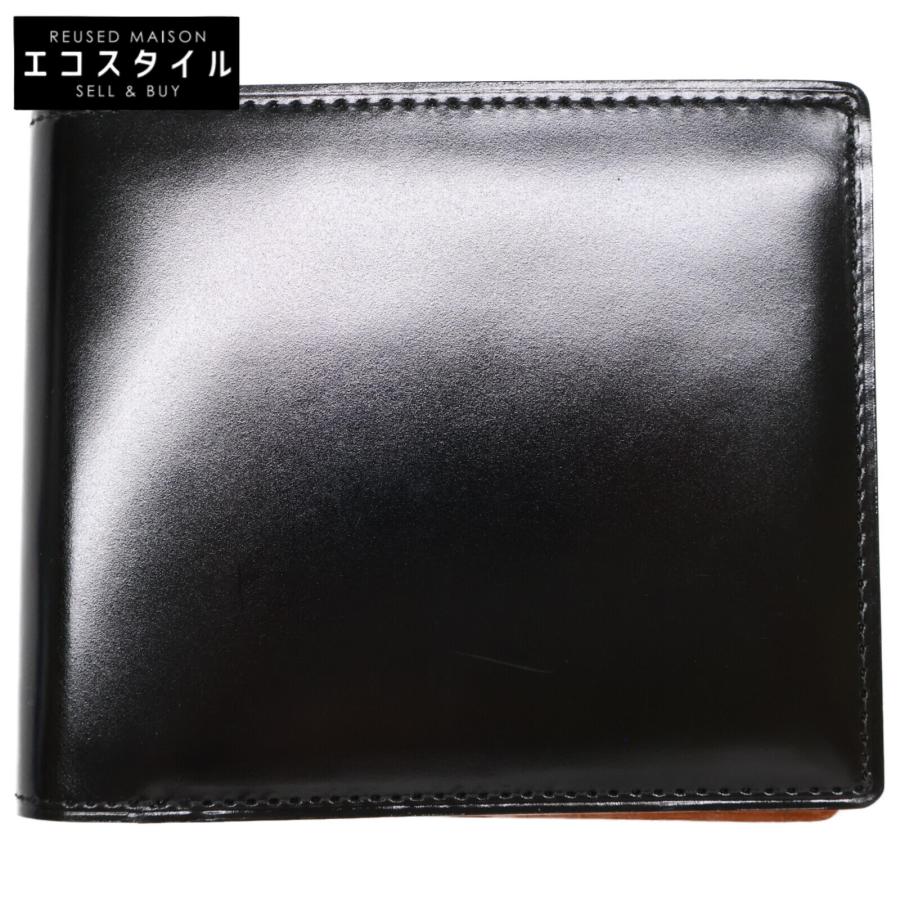 新品同様 土屋鞄製作所 ツチヤカバン CD3824BK Cordovan Wallet コード  