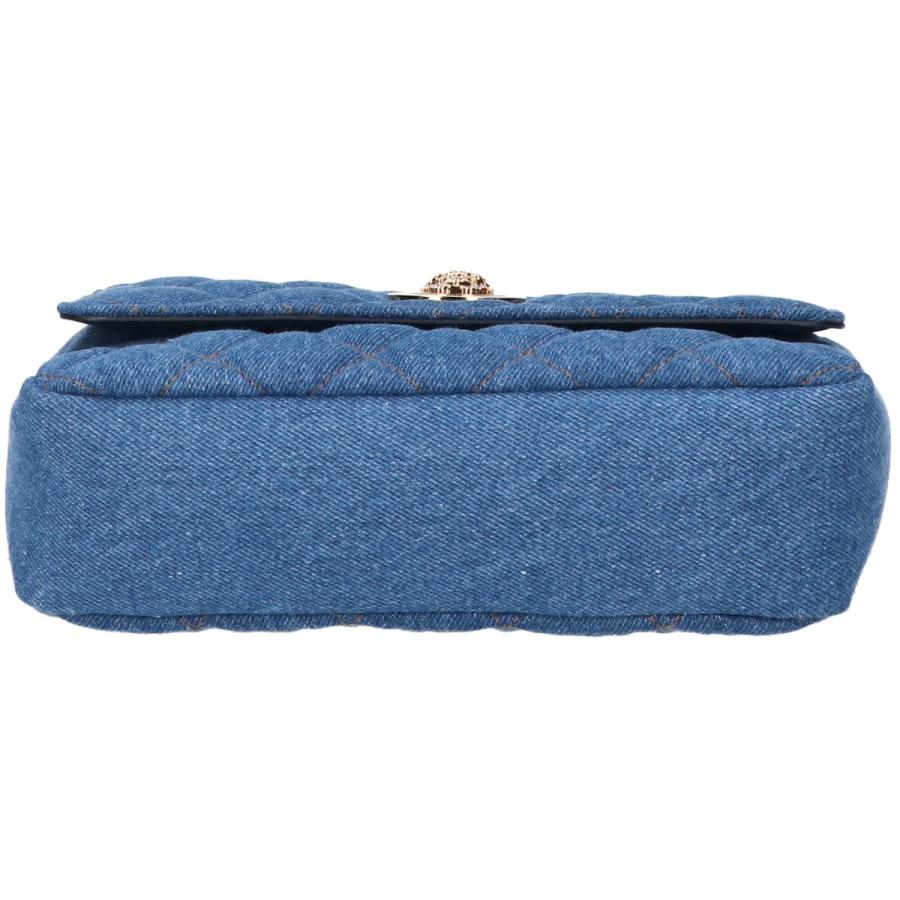 【新品】ヴェルサーチ チェーン ショルダーバッグ キルティング メデューサ 未使用級 ヴェルサーチ 丸型 チェーンショルダーバッグ メデューサ