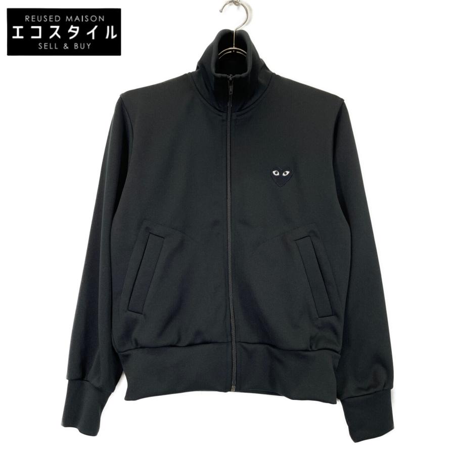 PLAY COMME des GARCONS / ジャージ/M/ポリエステル/BLK/AZ-T255 PLAY COMMEdesGARCONS 23年製 AZ-T255 ブラック ハートワッペン