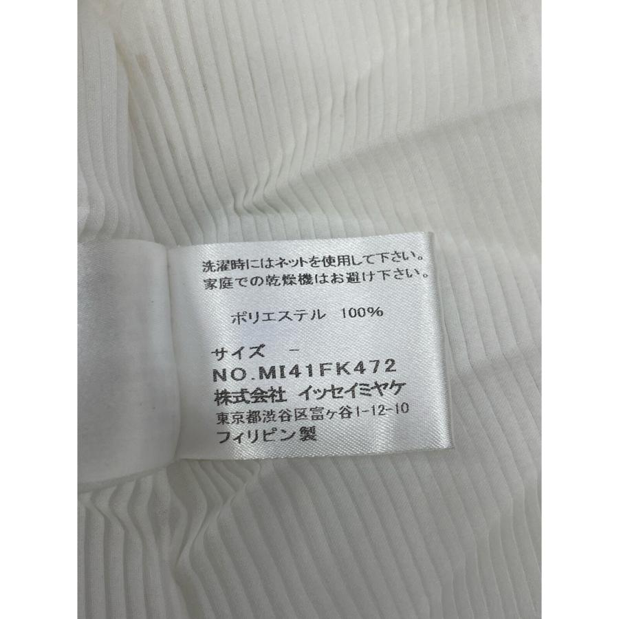 MeISSEYMIYAKE ミーイッセイミヤケ MI41FK472 ホワイト 幾何学デザイン  