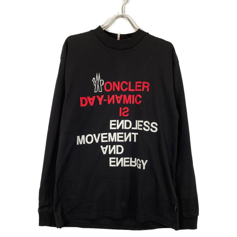 MONCLER モンクレール GRENOBLE 22年製 T-SHIRT MANICA LUNGA ブラック
