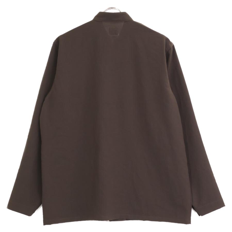 THE CONSPIRES ザ コンスパイアーズ ブラウン ポリエステル シャツ