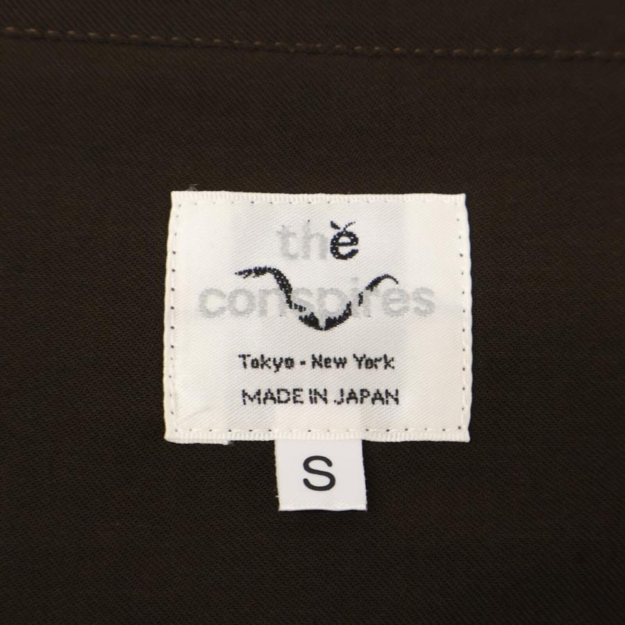 THE CONSPIRES ザ コンスパイアーズ ブラウン ポリエステル シャツ