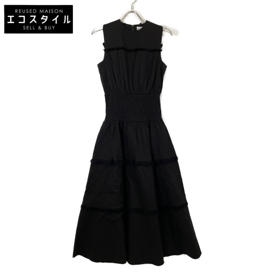 BORDERS at BALCONY 23SS BD2311-3E-38 ブラック コットン リゾート  