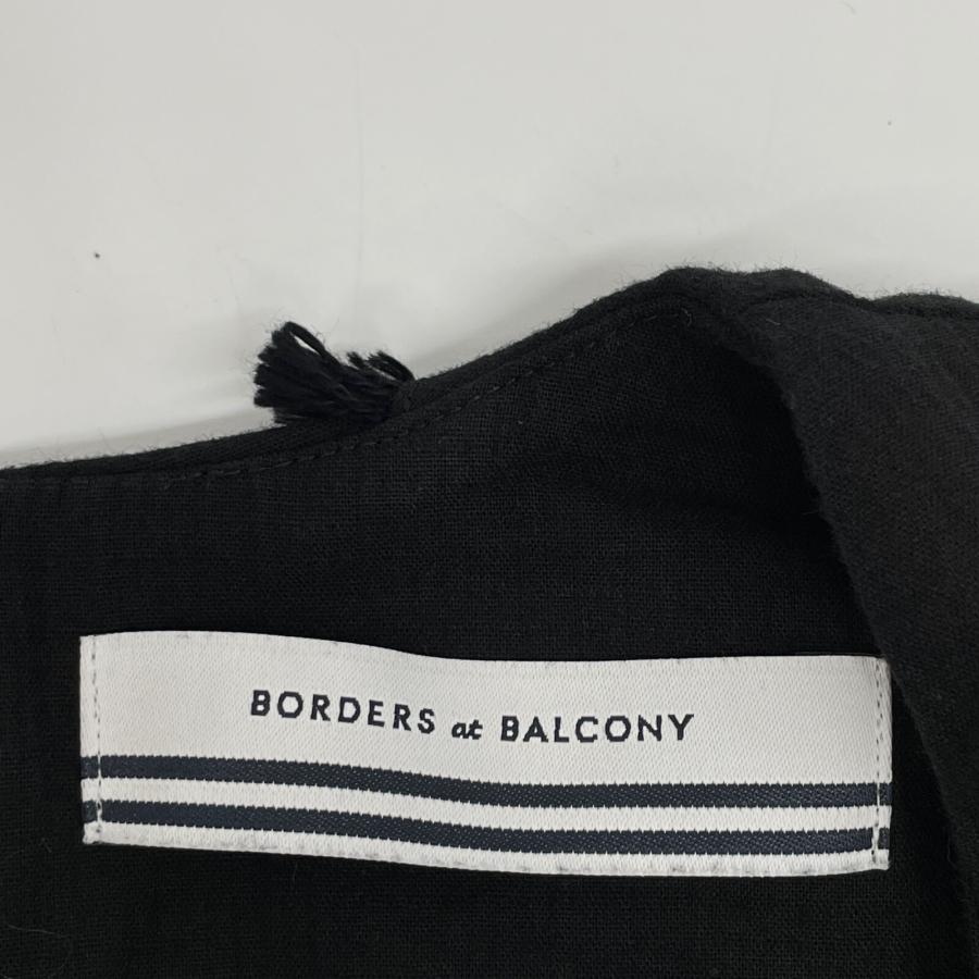 BORDERS at BALCONY 23SS BD2311-3E-38 ブラック コットン リゾート  