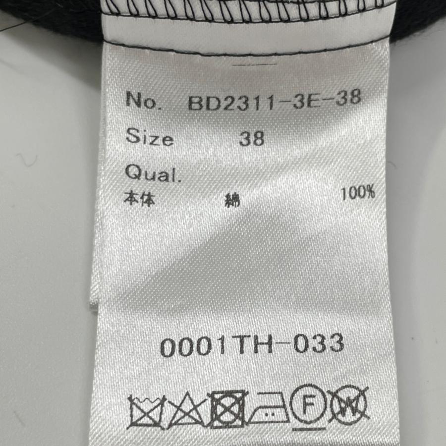 BORDERS at BALCONY 23SS BD2311-3E-38 ブラック コットン リゾート  