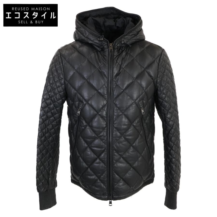 国内正規/ MONCLER モンクレール GIMBERT ラムレザー キルティング 