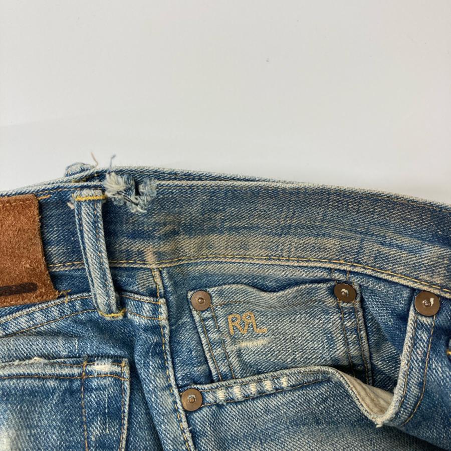 RRL ダブルアールエル インディゴ SLIM FIT スリムフィット ダメージ 
