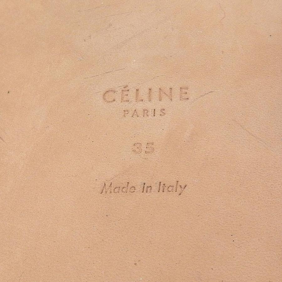 CELINE 美品 セリーヌ フィービー期 バックストラップ フラット CELINE 美品 セリーヌ フィービー期 バックストラップ フラット