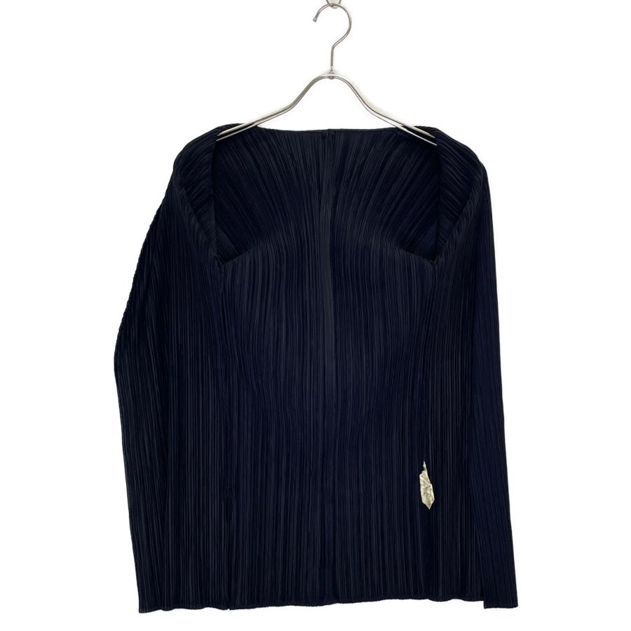 PLEATS PLEASE プリーツプリーズロングカーディガンネイビー