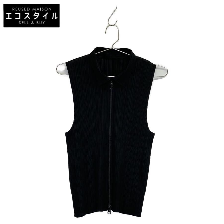 PLEATS PLEASE プリーツプリーズ PP04-JE384 ブラック ジップアップ  