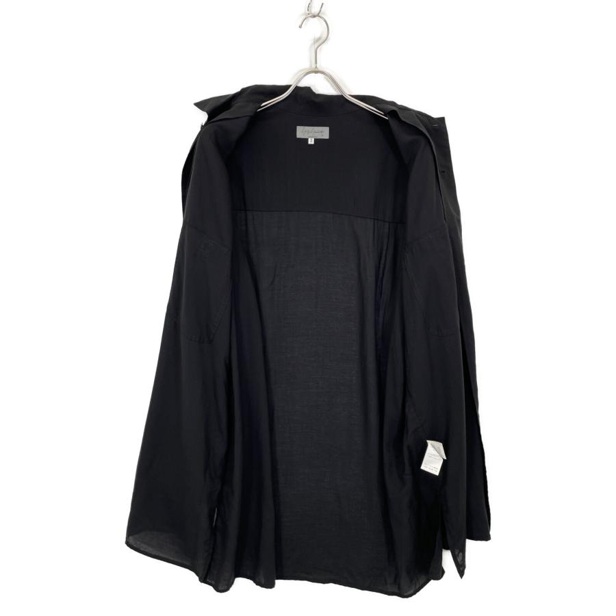 Yohji Yamamoto 23aw シャツ サイズ2 ブラック系 23aw】Yohji Yamamoto シャツ