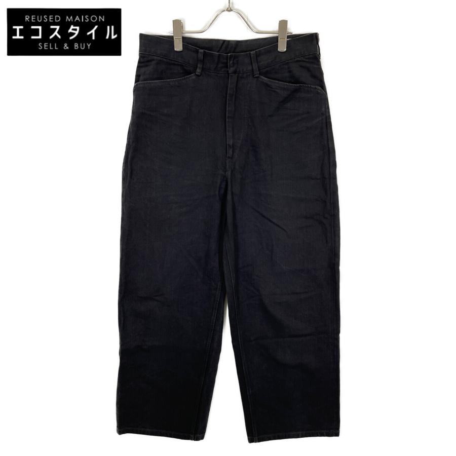blurhms ブラームス 24SS ブラック 12.9oz Denim Slacks デニムパンツ 