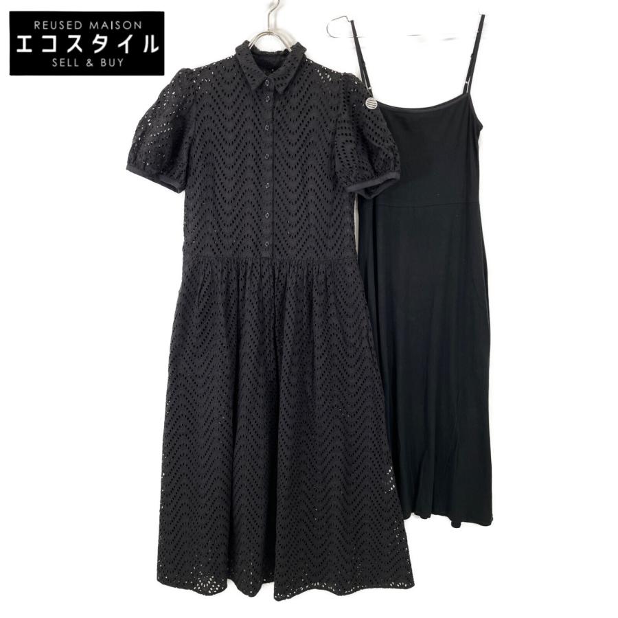 BORDERS at BALCONY 21SS BD2111-3E-23 ブラック コットンツイル 