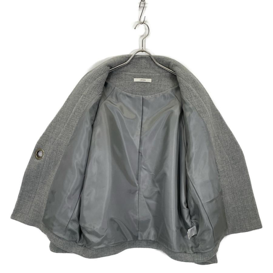 LOHEN ローヘン LH22W-CO059 グレー レザーバックルショートコート F