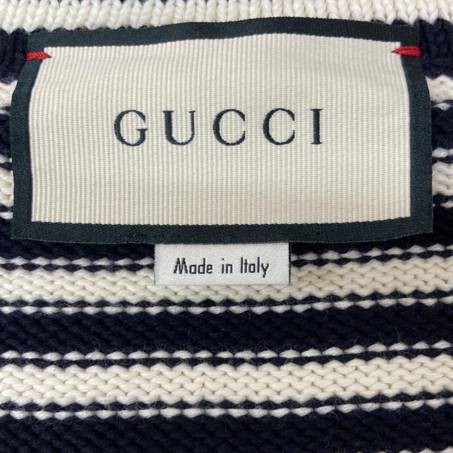 GUCCI グッチ 20AW 545701 GG×ストライプ コットン ジップアップ GUCCI グッチ 20AW 545701 GG×ストライプ コットン ジップアップ