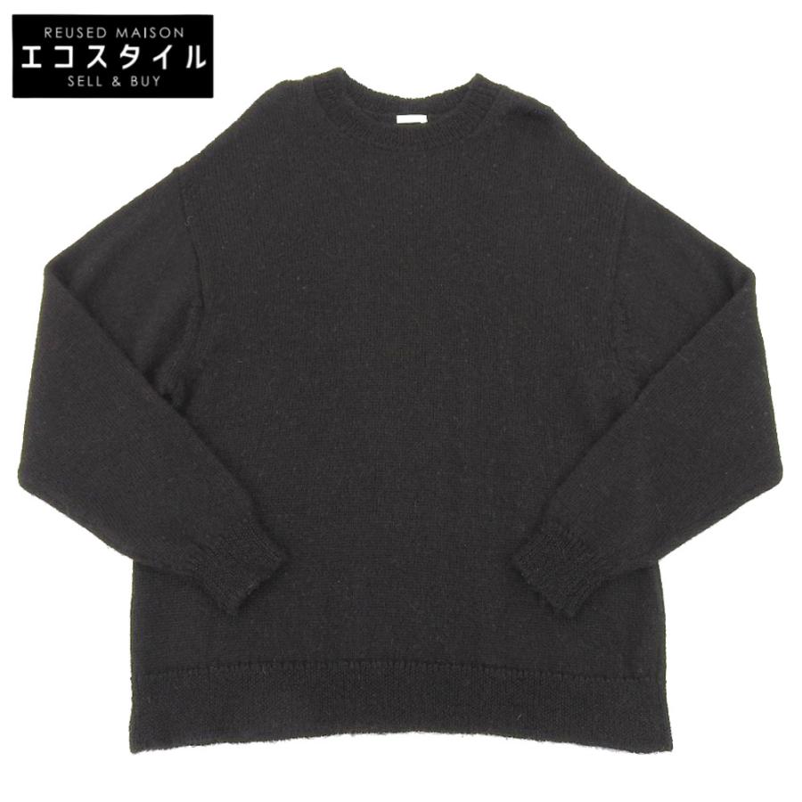 美品 COMOLI コモリ アルパカ ウール クルーネック ニット プル