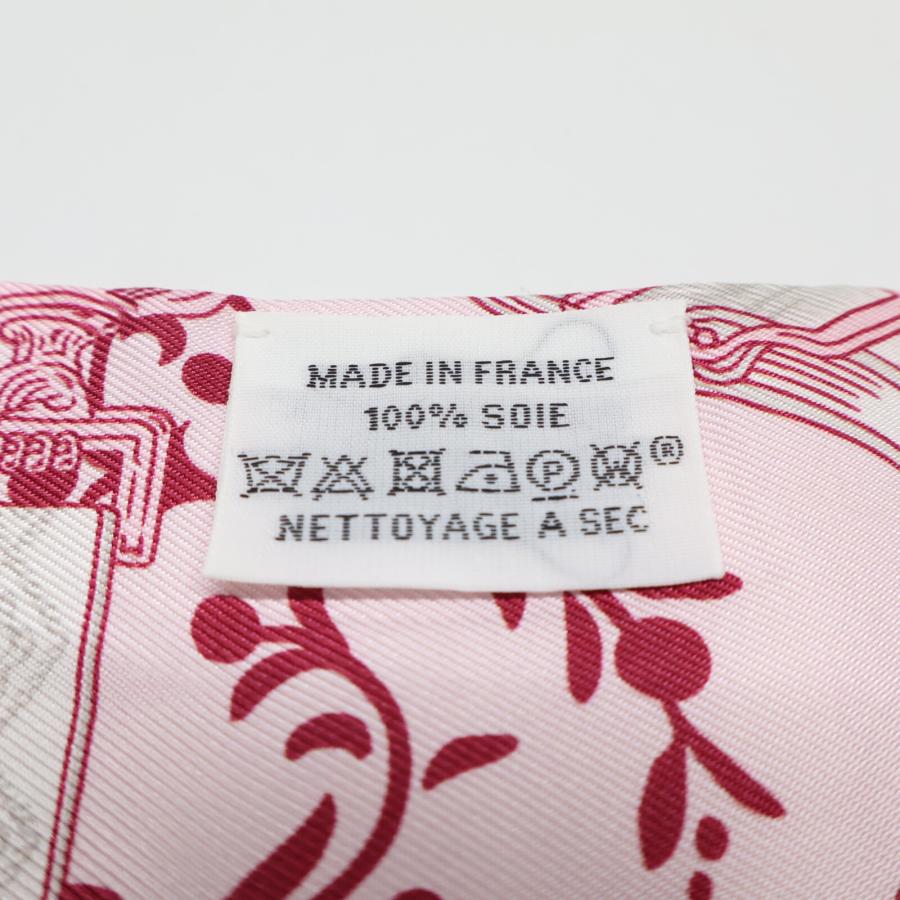 美品 HERMES エルメス 21SS Etriers Remix 鐙 シルク100% ツイリー