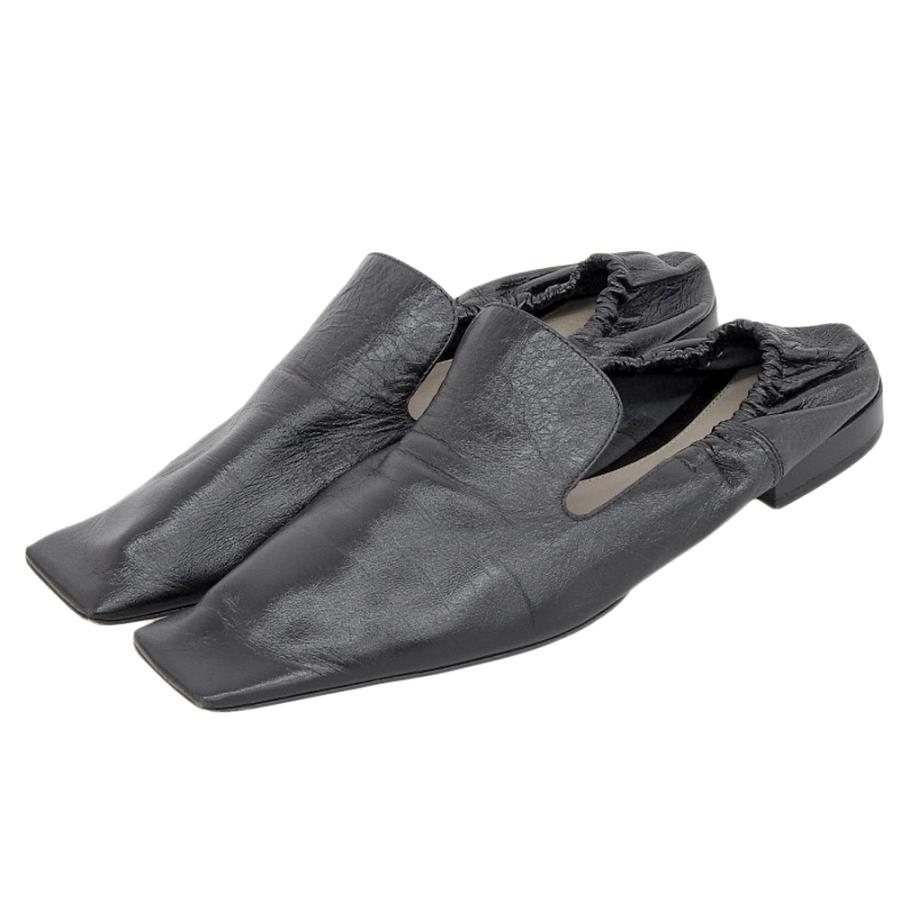 bottega venetaフラットシューズ スクエアトゥ 34 22cm Bottega Veneta ボッテガヴェネタ スクエアトゥ フラットパンプス