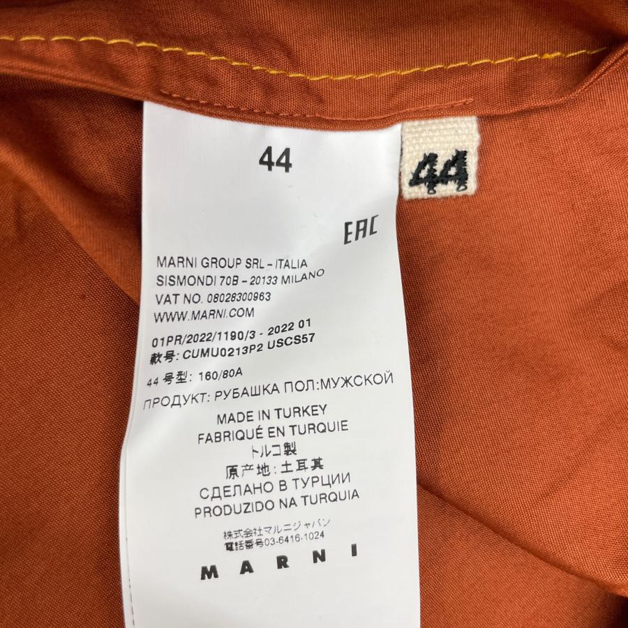 MARNI マルニ CUMU0213P2 22年製 ネイビー×オレンジ カラーステッチ 