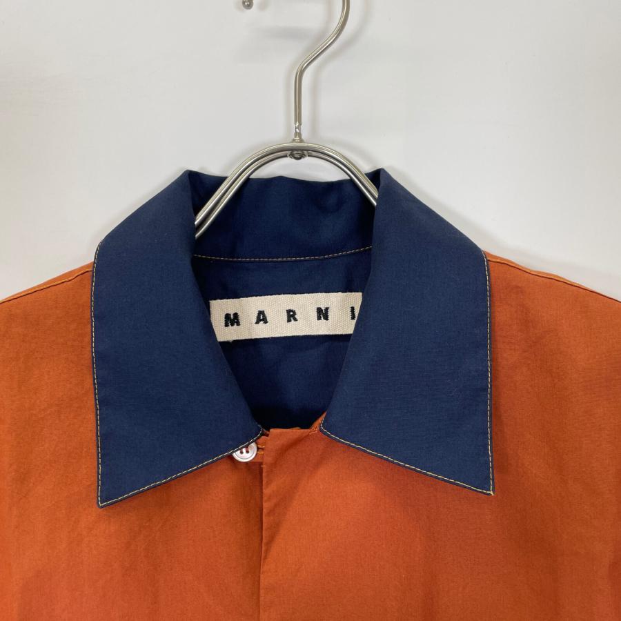MARNI マルニ CUMU0213P2 22年製 ネイビー×オレンジ カラー MARNI マルニ CUMU0213P2 22年製 ネイビー×オレンジ カラー