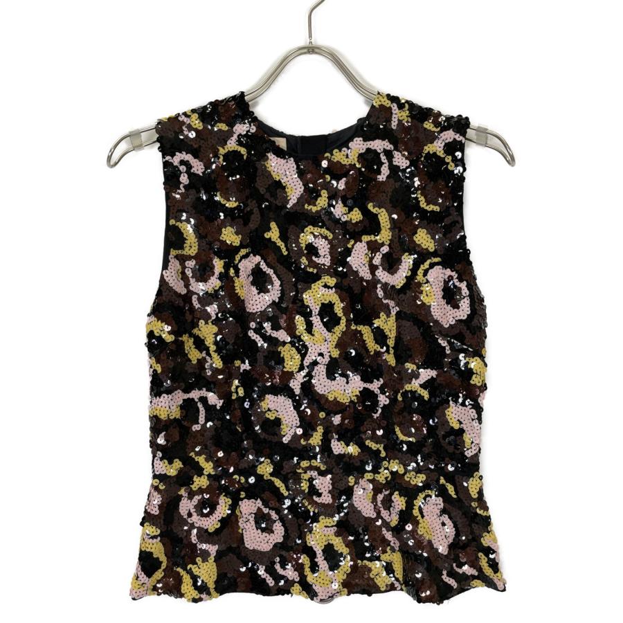 MARNI マルニ マルチカラー スパンコール 花柄 ダブルジップ 