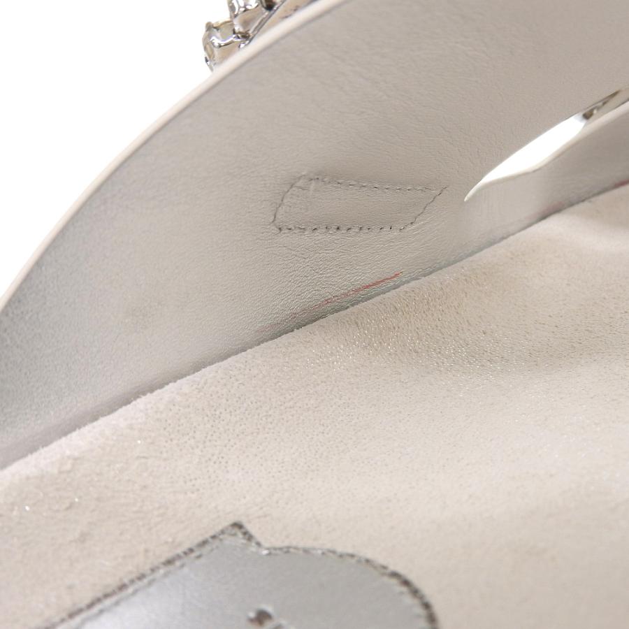 Roger Vivier ロジェヴィヴィエ SLIDY VIV STRASS BUCKLE スライディー