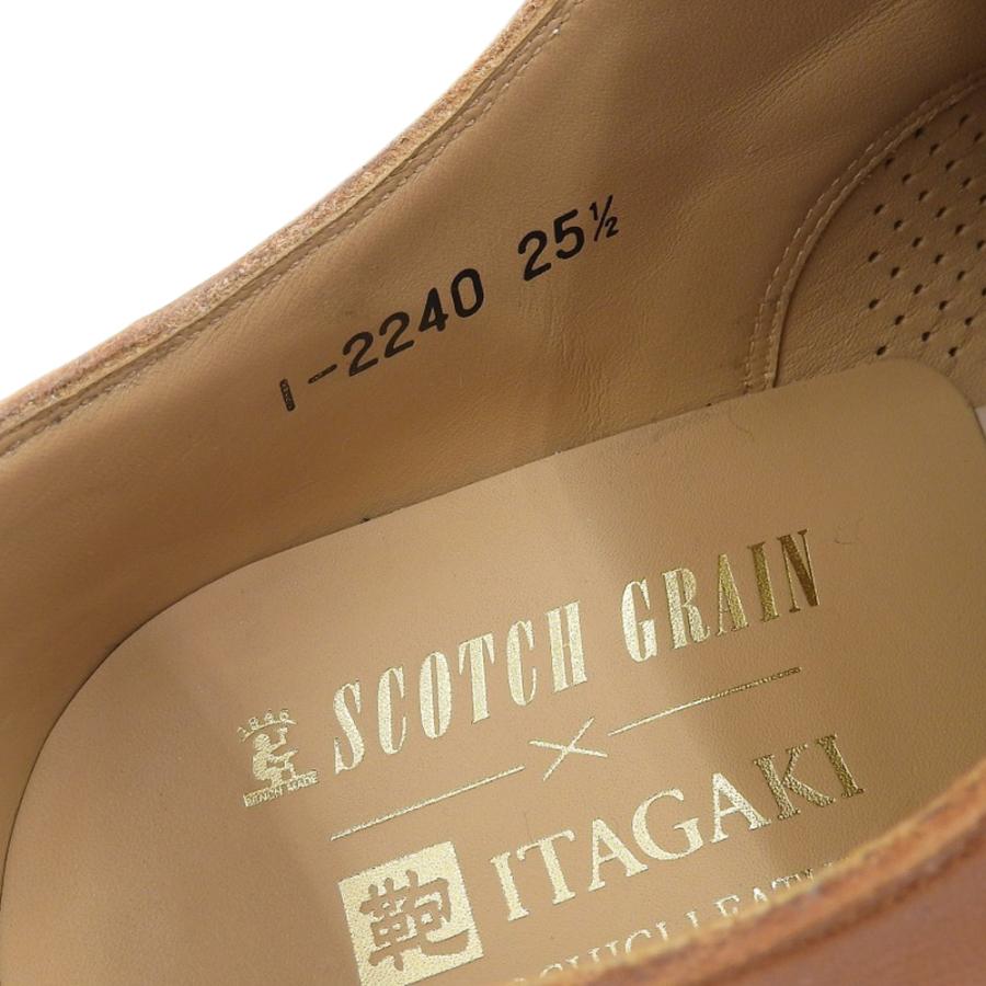 スコッチグレイン（SCOTCH GRAIN） 美品 SOLID ヒロカワ製靴 レザー