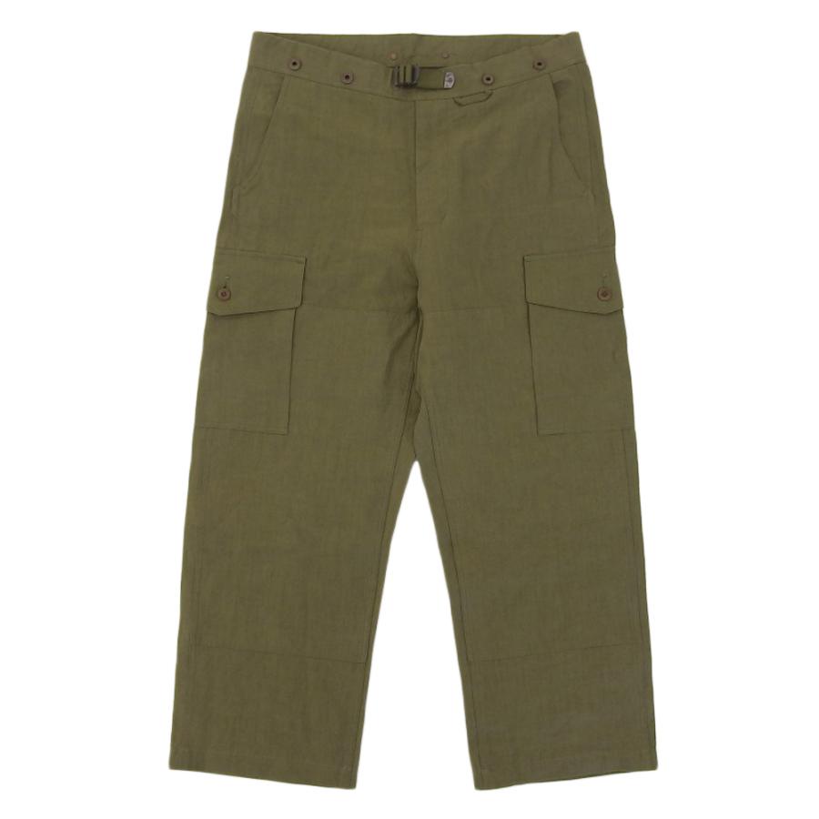Nigel Cabourn ナイジェルケーボン リネン ワイドカーゴパンツ Nigel Cabourn ナイジェルケーボン リネン ワイドカーゴパンツ