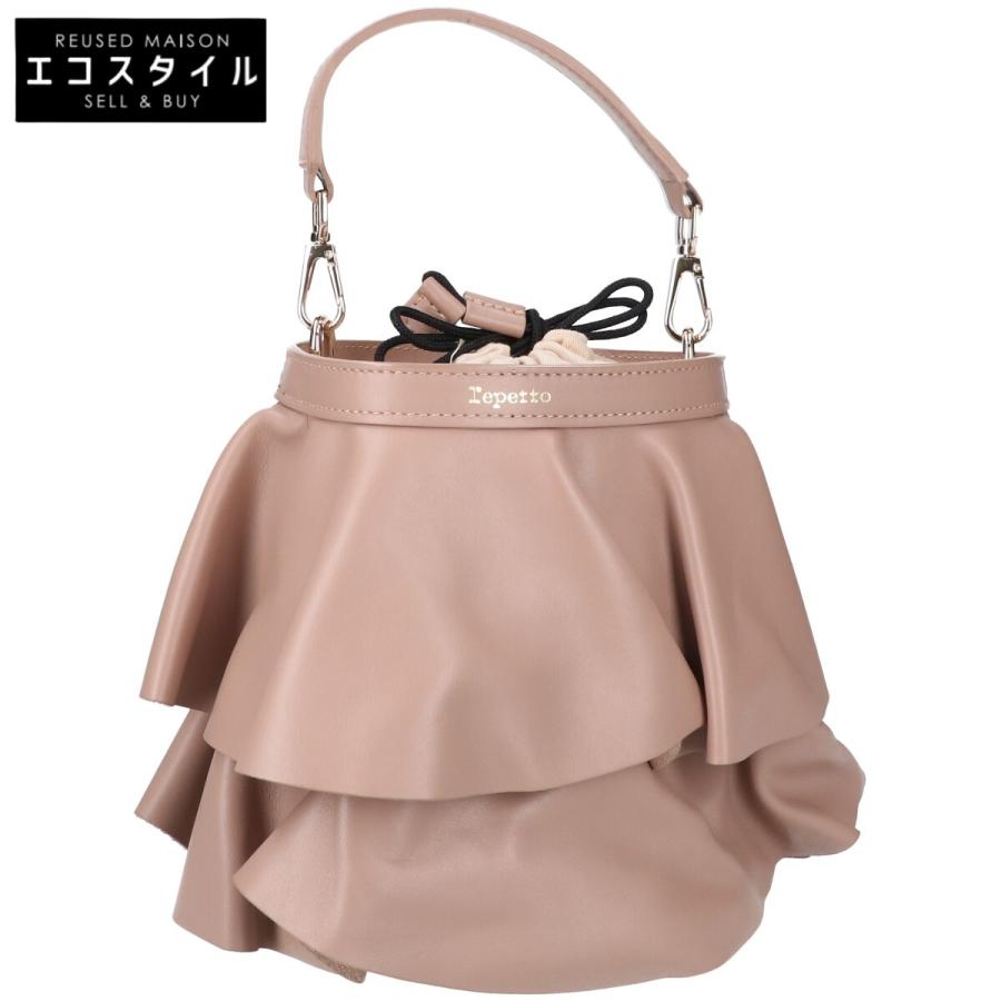 美品/ Repetto レペット ENVOLEE LEATHER BAG 2WAYショルダー 