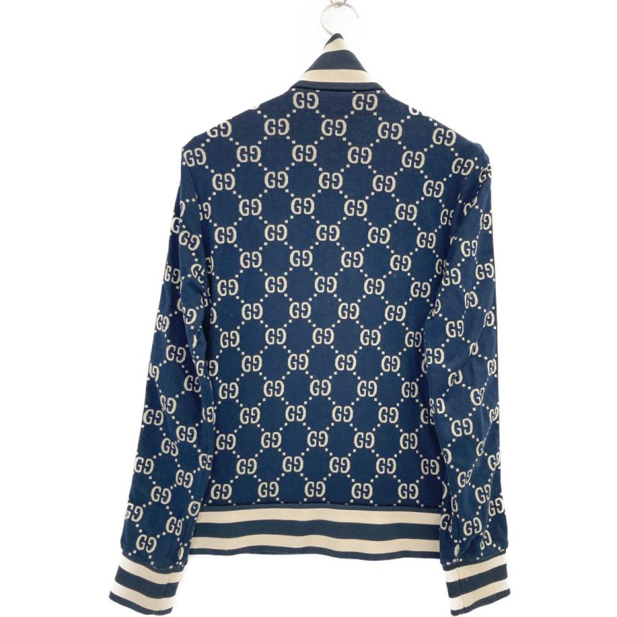 GUCCI グッチ 496919 GGジャガード コットンジャケット ネイビー GUCCI グッチ 496919 GGジャガード コットンジャケット ネイビー