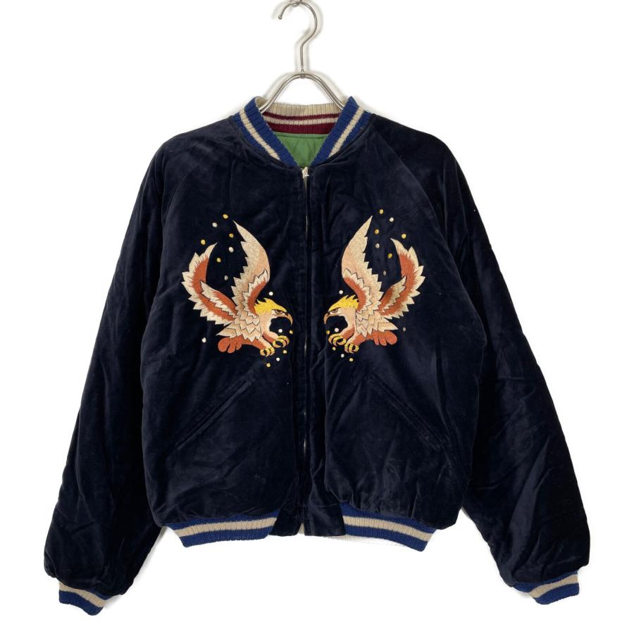 スーベニアジャケット スカジャン 別珍 ネイビー 東洋 gold TAILOR TOYO テーラー東洋 TT15792-128 Mid 1950s Style Velveteen