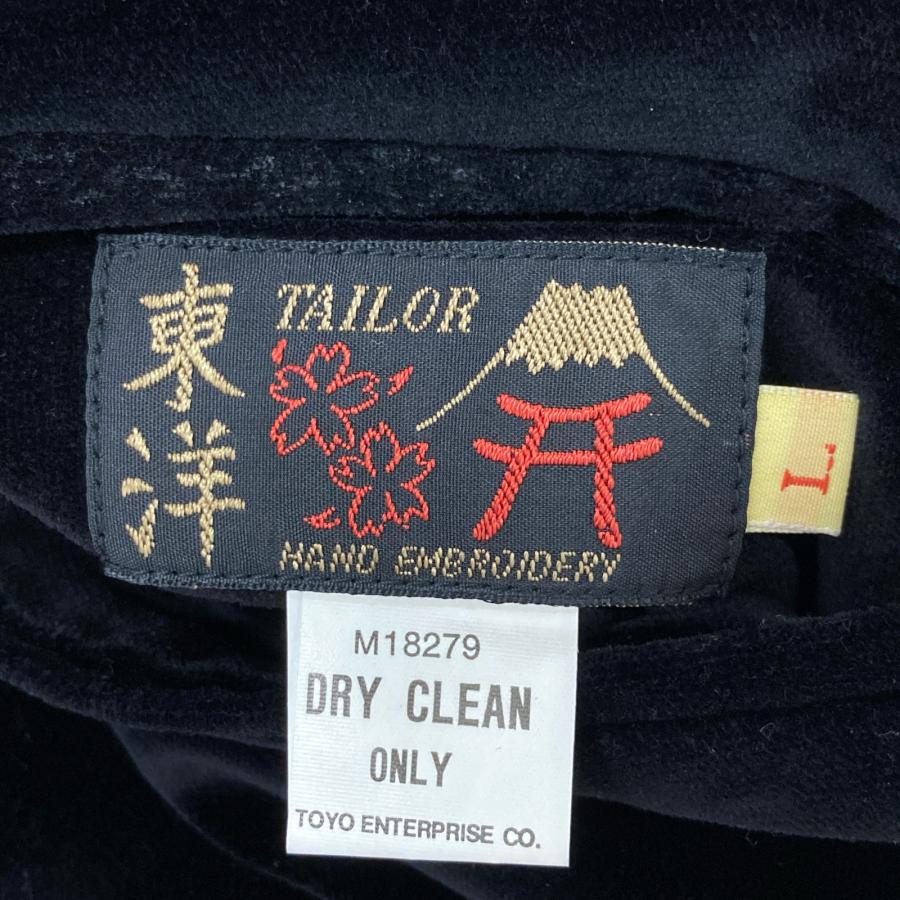 TAILOR TOYO テーラ―東洋 M18279 ブラック×レッド 別珍 ALASKA