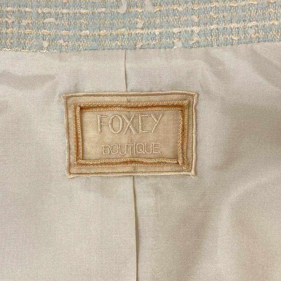 FOXEY フォクシー 40948-SJOA グリーン ブルーオパールツイード  