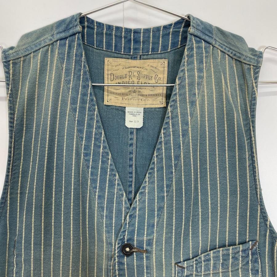 RRL ダブルアールエル 23SS ブルー ウォバッシュデニム USED加工 RRL ダブルアールエル 23SS ブルー ウォバッシュデニム USED加工