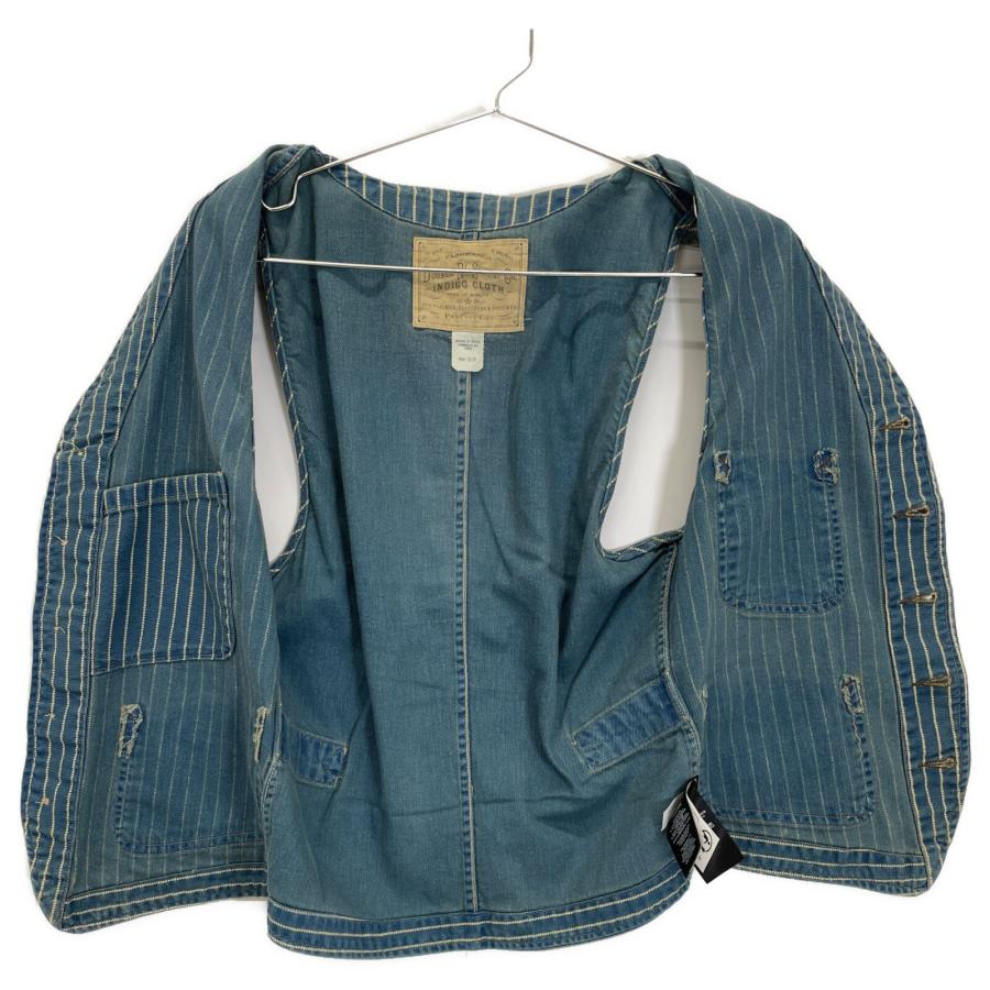 RRL ダブルアールエル 23SS ブルー ウォバッシュデニム USED加工 RRL ダブルアールエル 23SS ブルー ウォバッシュデニム USED加工