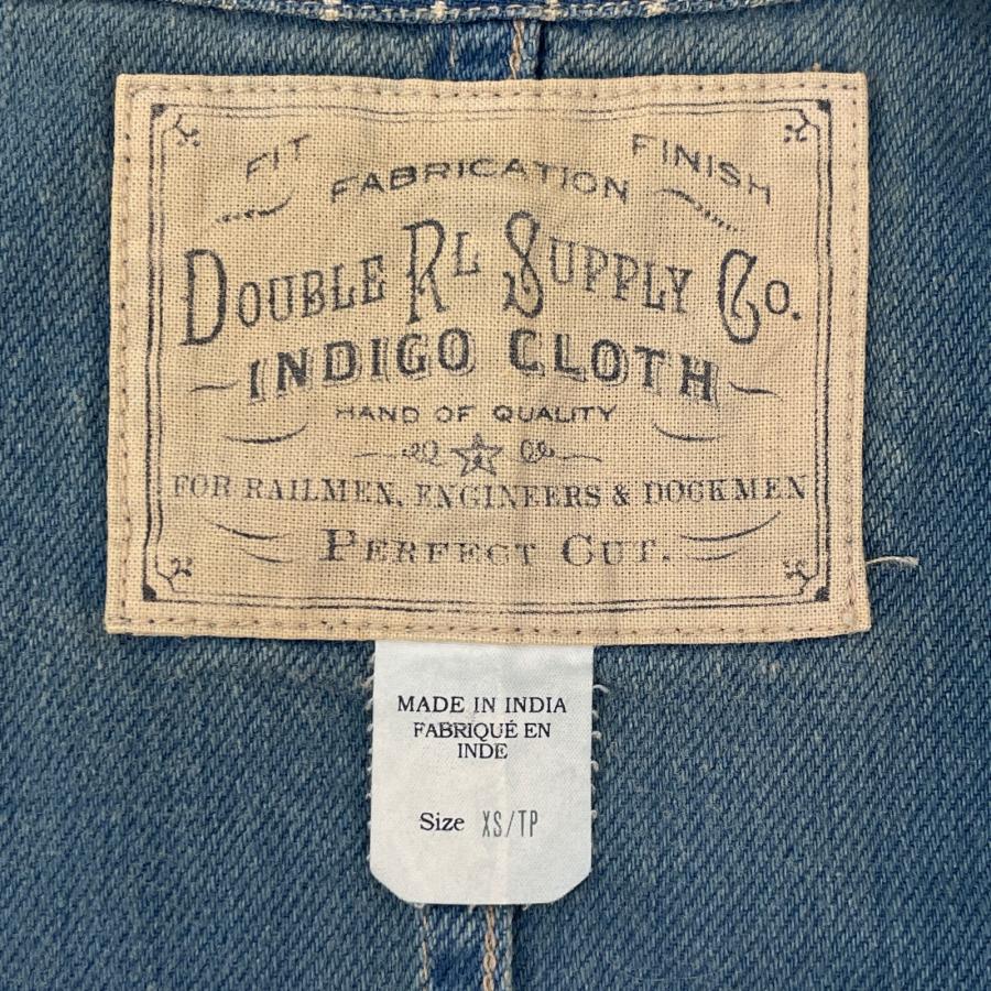 RRL ダブルアールエル 23SS ブルー ウォバッシュデニム USED加工 RRL ダブルアールエル 23SS ブルー ウォバッシュデニム USED加工