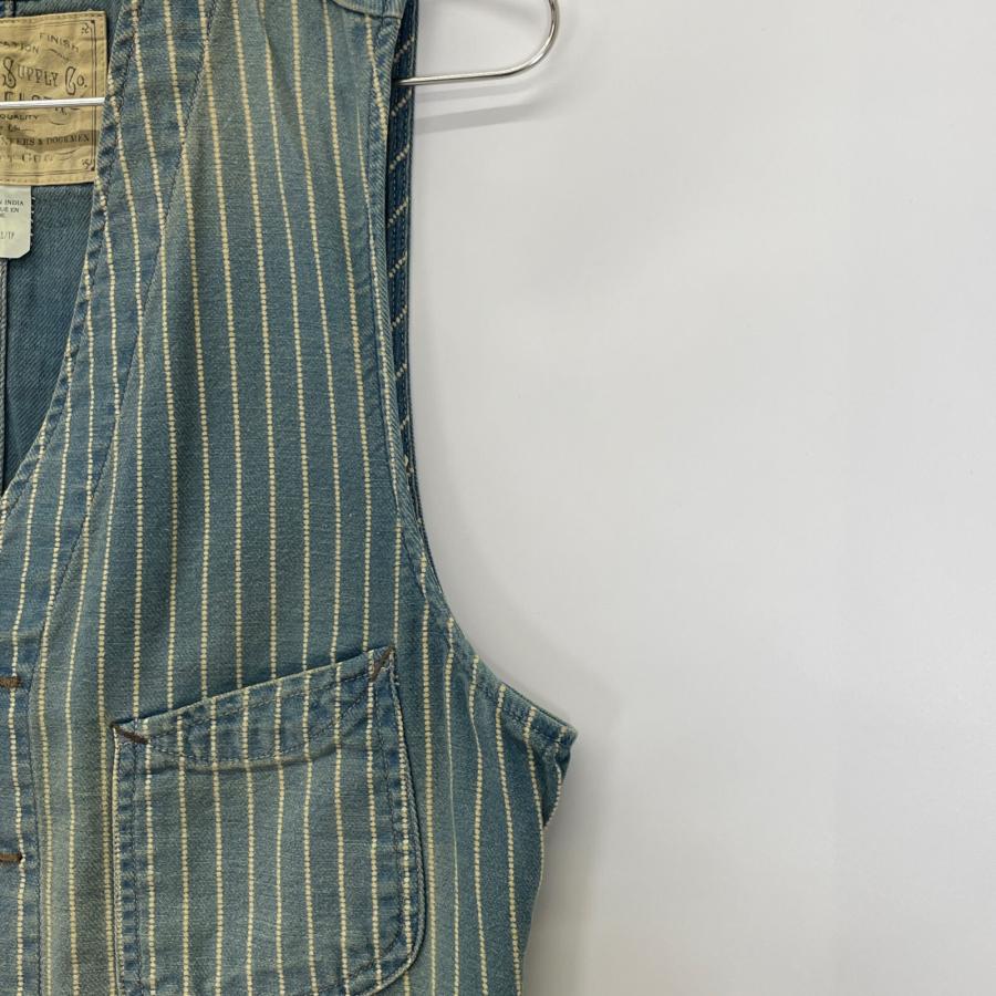 RRL ダブルアールエル 23SS ブルー ウォバッシュデニム USED加工  