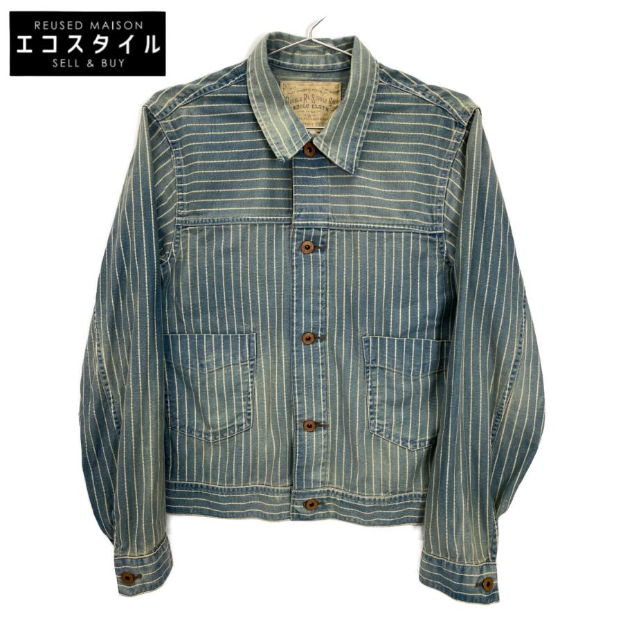 RRL ダブルアールエル ブルー ウォバッシュデニム USED加工 RRL ダブルアールエル ブルー ウォバッシュデニム USED加工