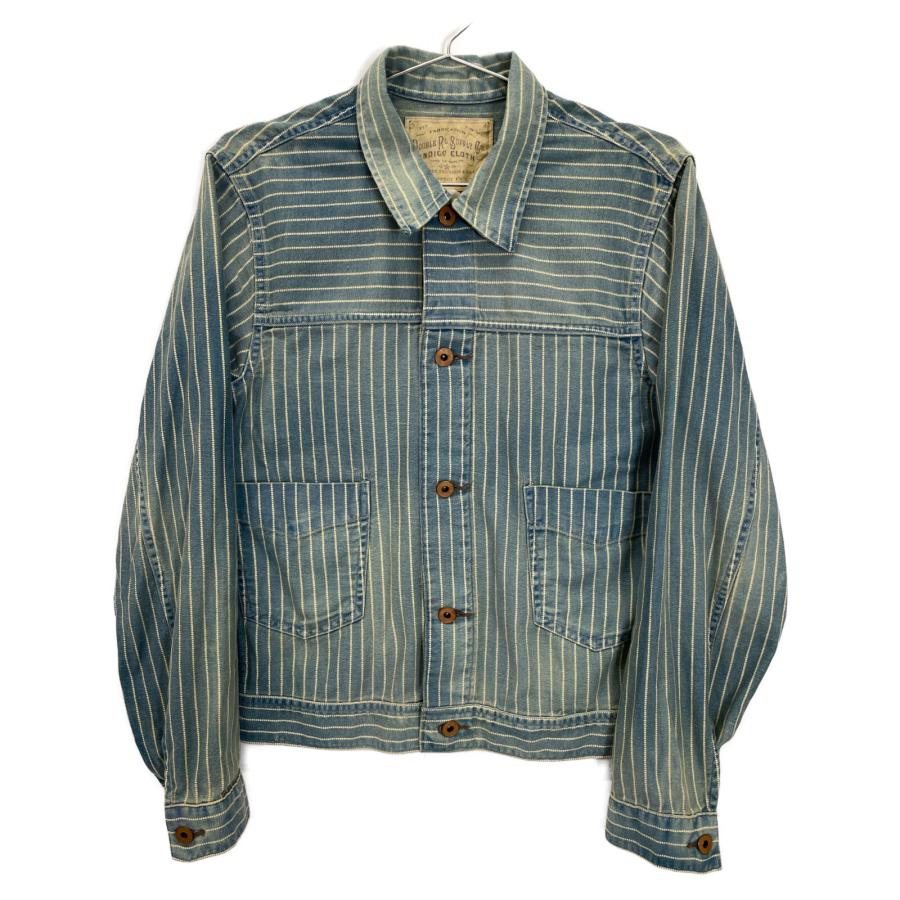 RRL ダブルアールエル ブルー ウォバッシュデニム USED加工 RRL ダブルアールエル ブルー ウォバッシュデニム USED加工