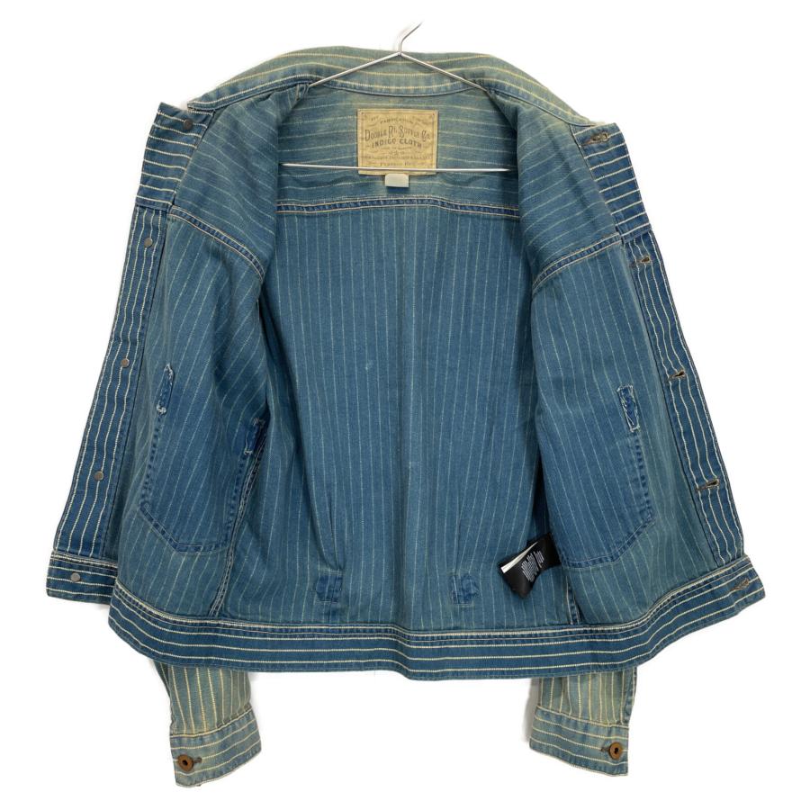RRL ダブルアールエル ブルー ウォバッシュデニム USED加工 RRL ダブルアールエル ブルー ウォバッシュデニム USED加工