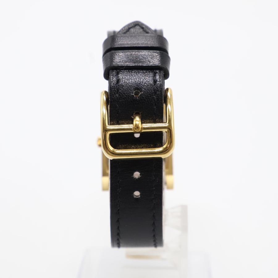 HERMES エルメス 11.01 ○Y刻 メドール レザーベルト クオーツ 腕時計 