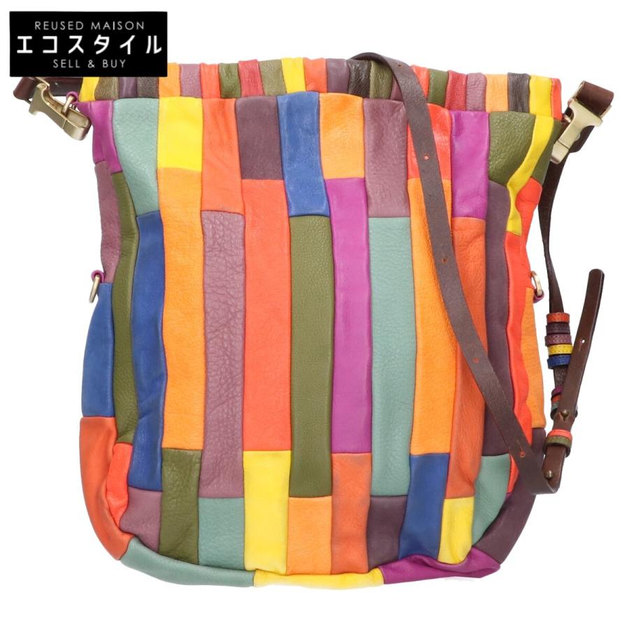 JAMIN PUECH ジャマンピュエッシュ レザー ランダムパッチワーク  