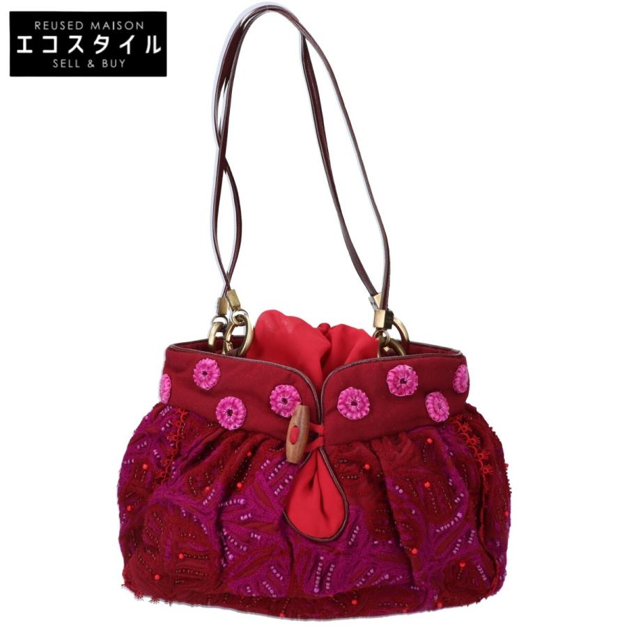 美品/ JAMIN PUECH ジャマンピュエッシュ ジャガードxビーズ  